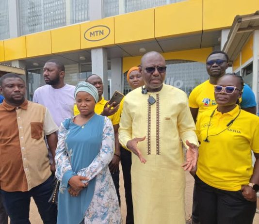 Wa MCE Hands Over Drainage Site to Contractor Near MTN Head Office